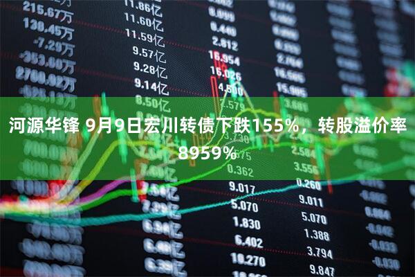 河源华锋 9月9日宏川转债下跌155%,转股溢价率8959%